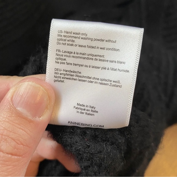 Anine Bing Mohair Button Down Maxi Cardigan - Picture 9 of 9